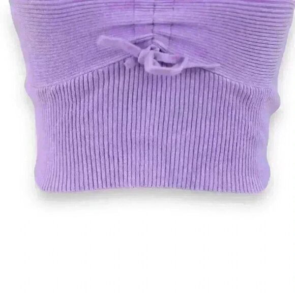 Kendall & Kylie Lavender Ribbed Knit Tank Top – Size XS - Picture 7 of 8